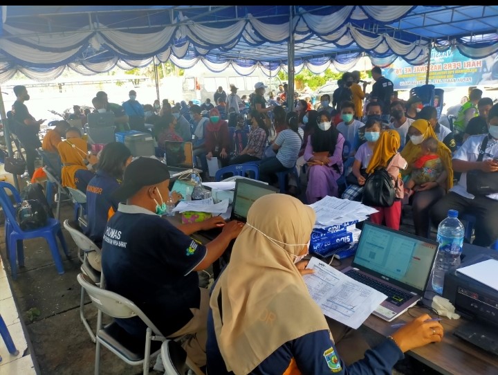 antusias warga PWI