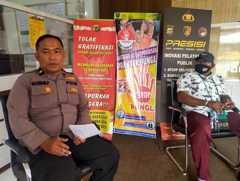 SUMBER : SI HUMAS POLRES MANOKWARI