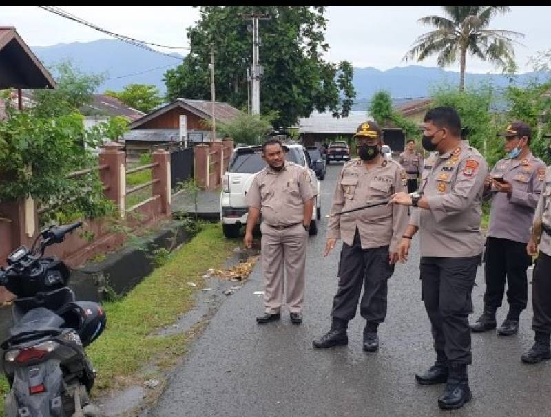 kunjungan Kapolres ke asrama Polres Manokwar